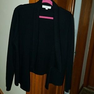 Loft GUC cropped shawl sweater XL